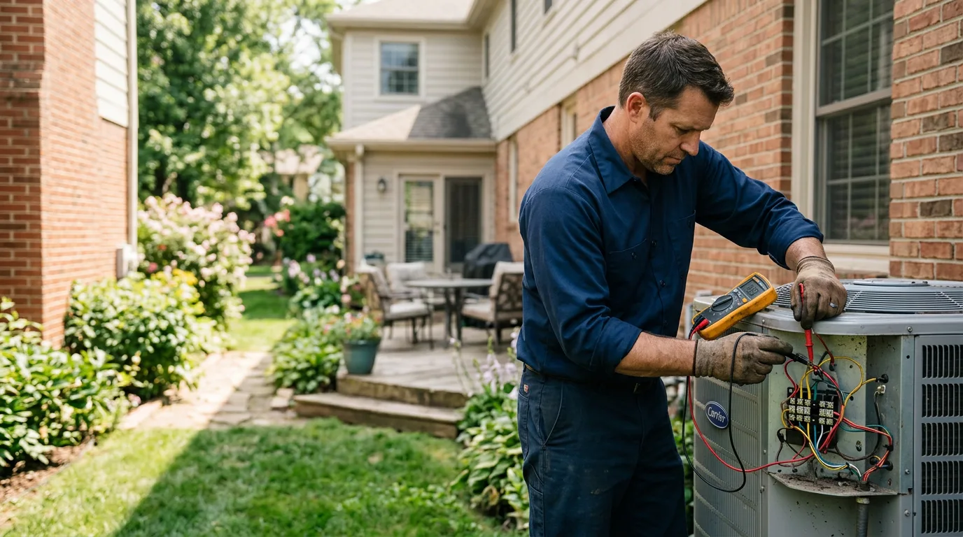 HVAC technician working near Imperial, TX